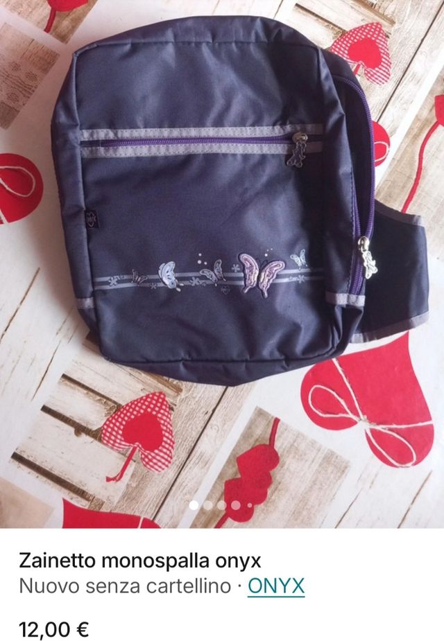Zainetto onyx impermeabile monospalla