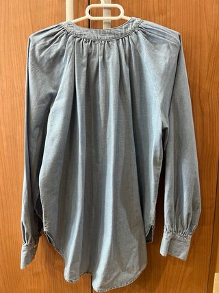 Camisa vaquera en tela fina