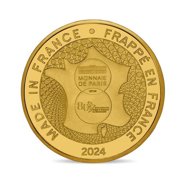 Francia 2024 medalla D-Day 80 años