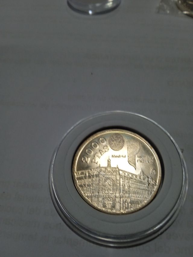 Monedas de 2000 pesetas plata