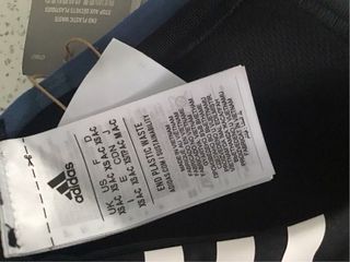 Sujetador deportivo tricolor Adidas XS