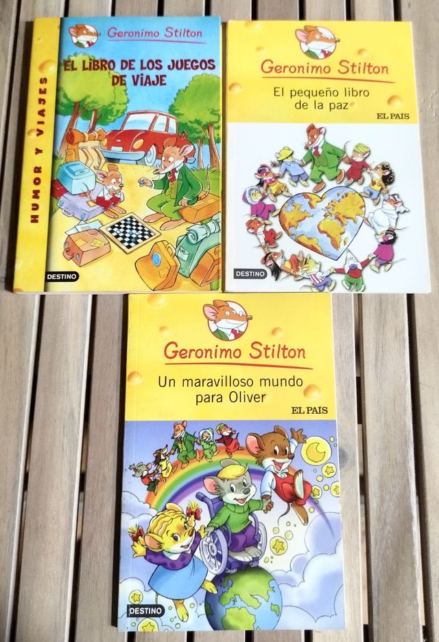 Libros Gerónimo Stilton a 2€