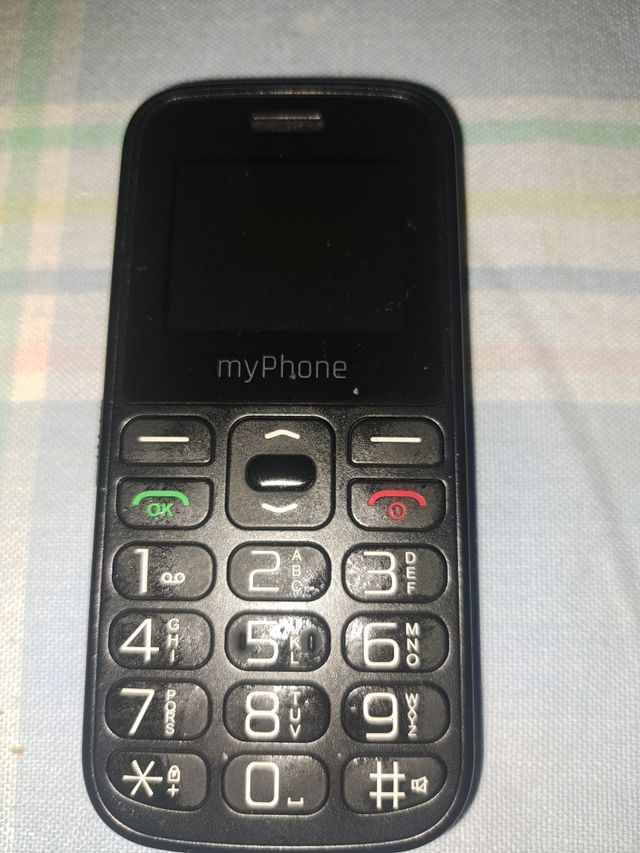 Telefono móvil mayores teclas grandes