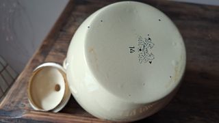 TETERA Hierro Esmaltado ”Duo Leoni” Italia 50/60