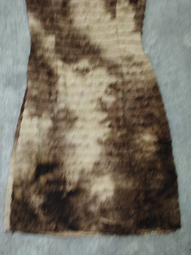 Vestido de fiesta colores marrones,T M