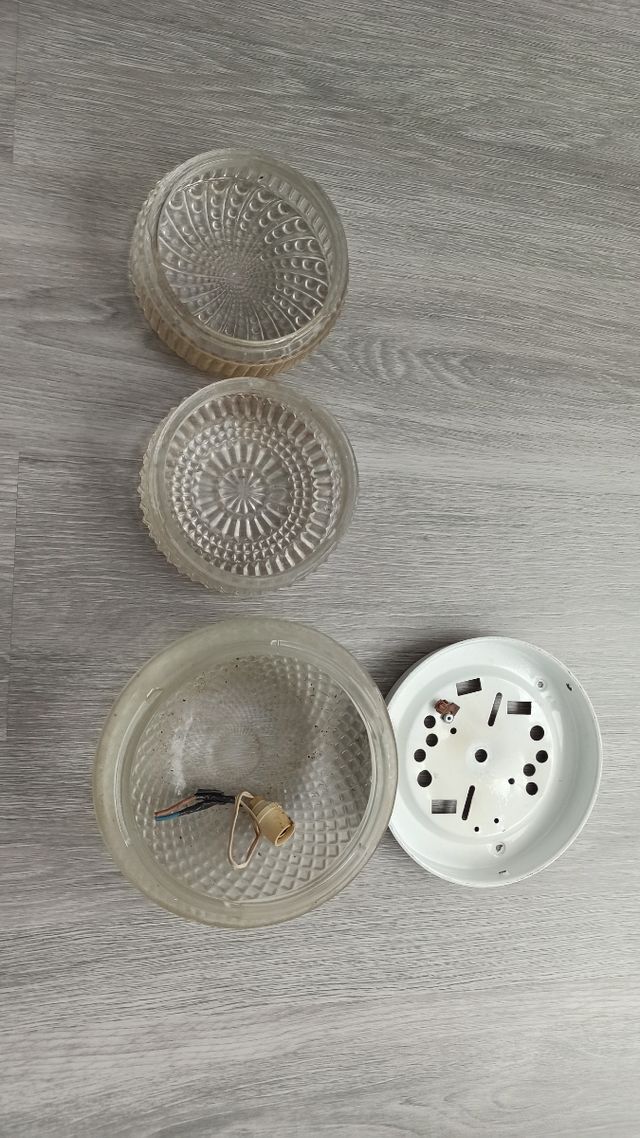 Aplique cristal antiguo