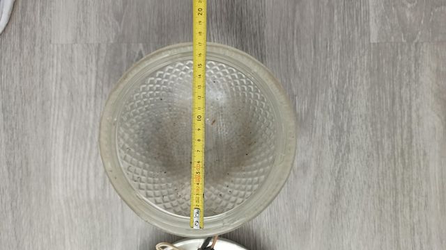 Aplique cristal antiguo