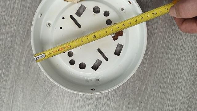 Aplique cristal antiguo