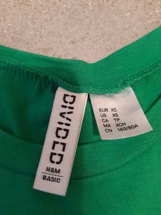 Vestito verde in cotone, H&M Divided-XS