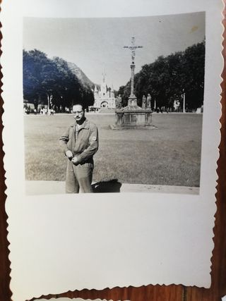 Lote fotografías viaje por Europa de esperantista