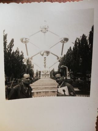 Lote fotografías viaje por Europa de esperantista