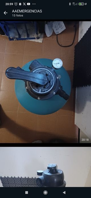 Depuradora y motor para piscina En perfecto estado