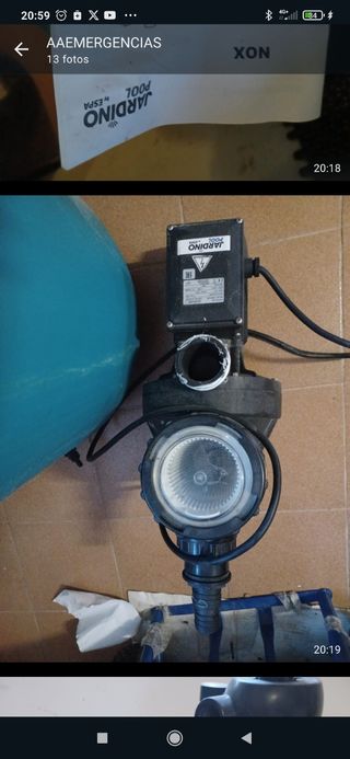 Depuradora y motor para piscina En perfecto estado