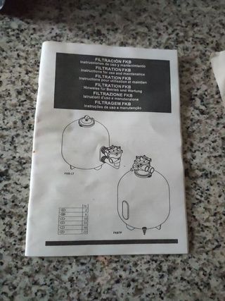 Depuradora y motor para piscina En perfecto estado