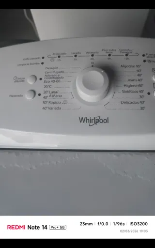 Lavadora Whirlpool