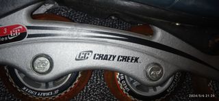 Patines usados dos veces.