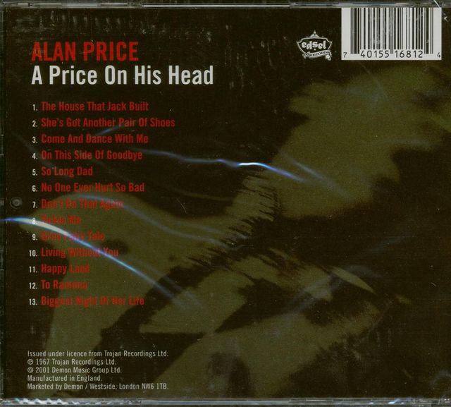 ALAN PRICE SET CD A PRICE ON HIS HEAD 1967 MOD R&B