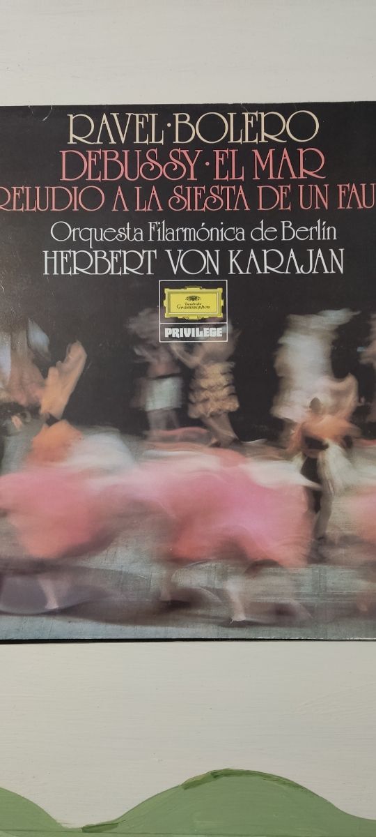 Vinilo Von Karajan. Rabel Debussy