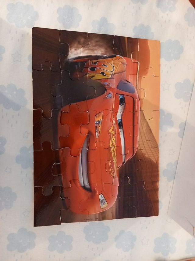 2 súper puzzles madera Cars
