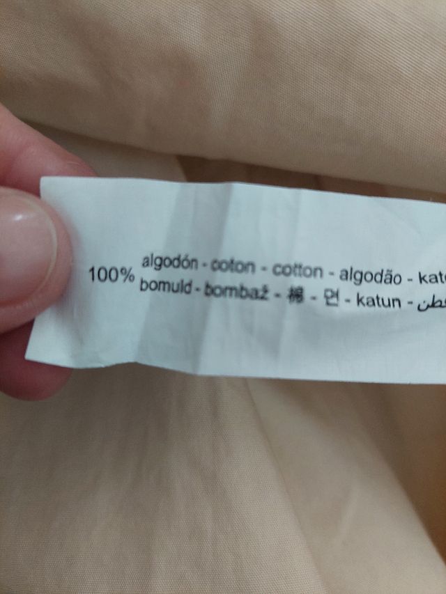 Vestido beige crochet Zara Kids