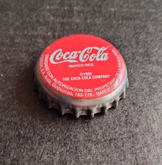 RONALDINHO FC.BARCELONA ANTIGUA CHAPA COCA-COLA 