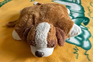 Peluche che diventa anche cuscino