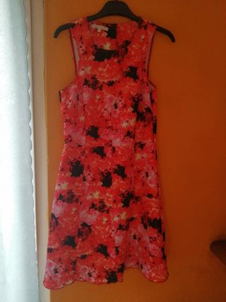 vestito estivo corallo floreale Patrizia Pepe Tg40