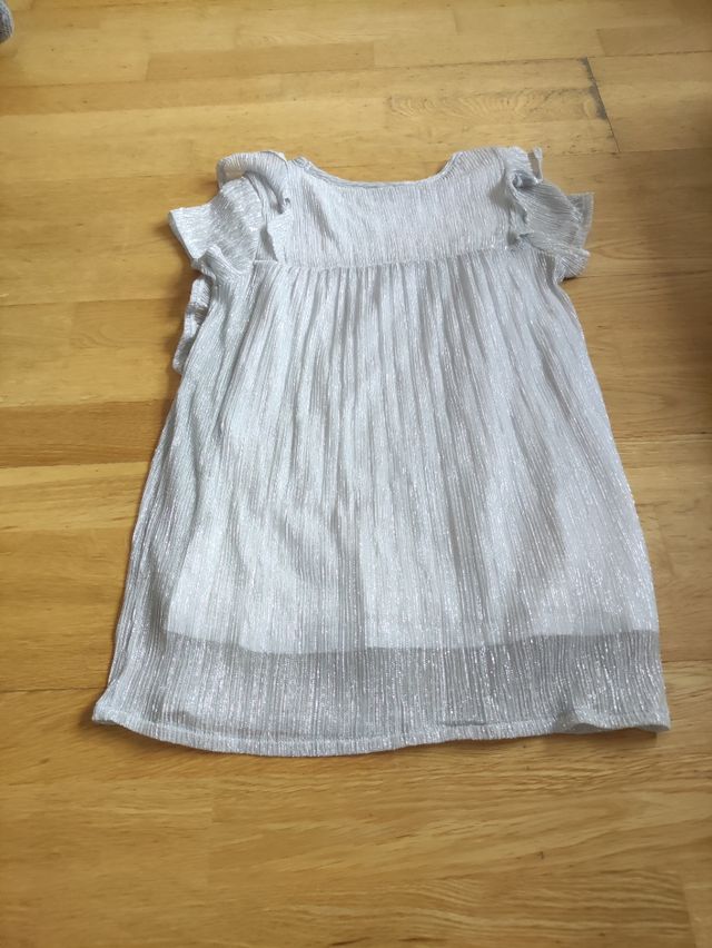 Top metalizado niña Benetton talla 12,  152cm