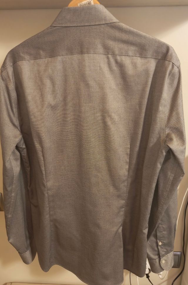 Camisa Celio Club Talla L Hombre Gris