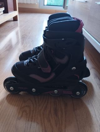 Patines oxelo active fit 3, protecciones y bolsa