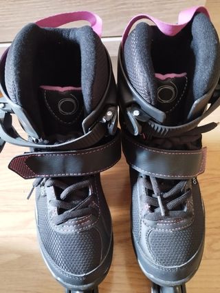 Patines oxelo active fit 3, protecciones y bolsa