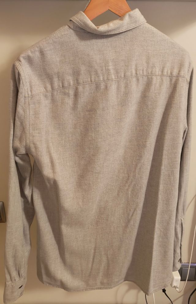 Camisa Lefties Talla L Hombre Gris