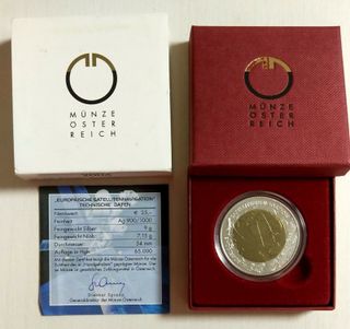 Moneda 25 euros Austria 2006