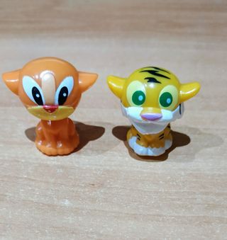 Lote 2 figuras animales - Huevos Kinder
