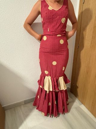 Falda rociera y corpiño