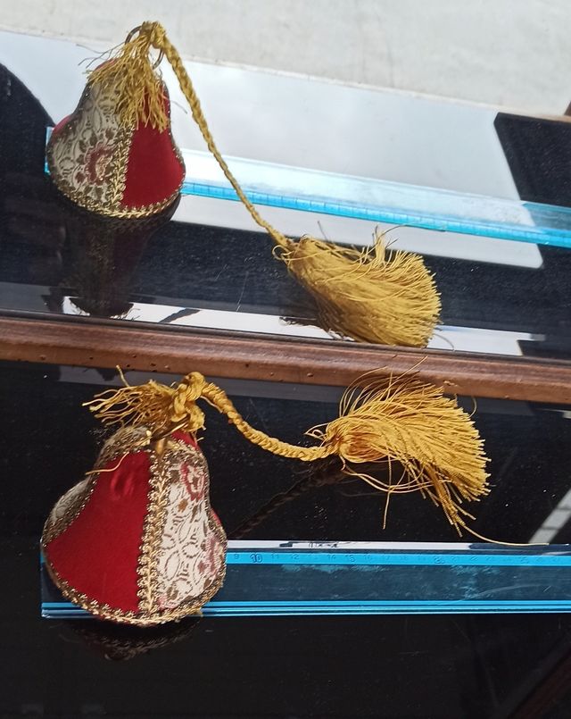 Campana in broccato, carillon Reuge