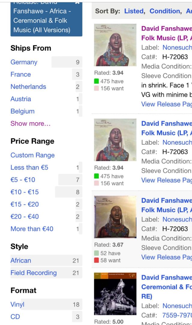 Disco Africa - Ceremonial & Folk Music