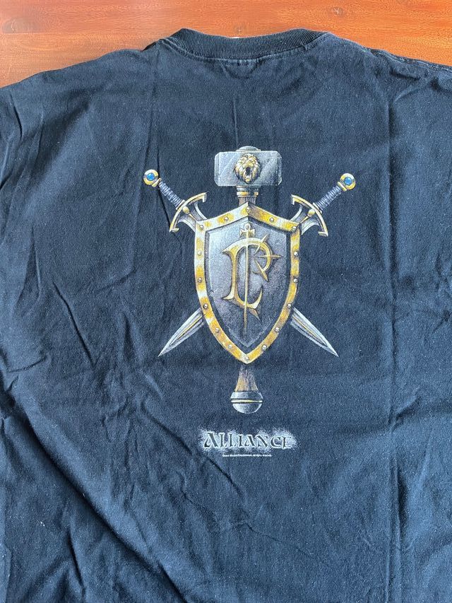 Blizzard Warcraft 3 Alianza camiseta XXL