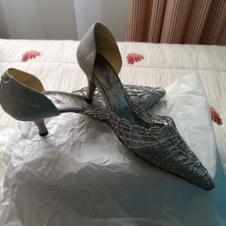 Zapatos plata de celebración 