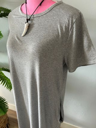 Vestido mujer gris elastano
