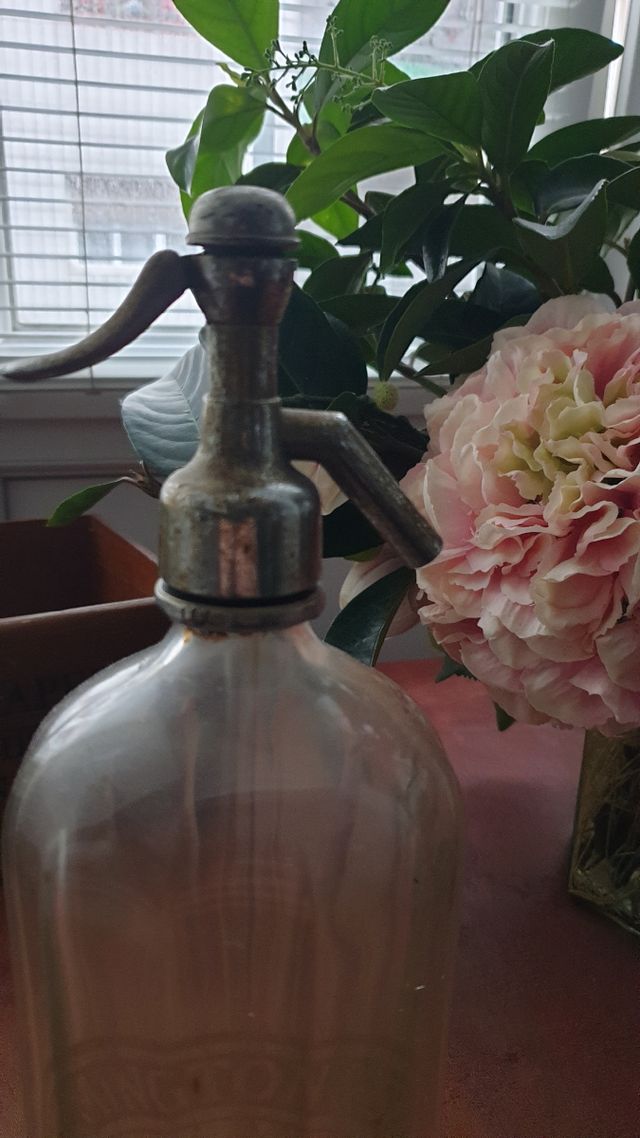 SIFÓN INGLÉS ANTIGUO