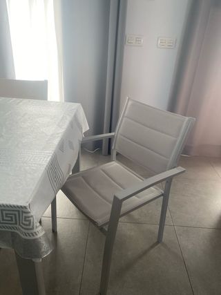 Juego mesa +6 sillones jardin