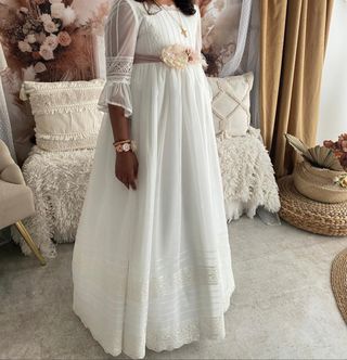 Vestido de comunión niña.