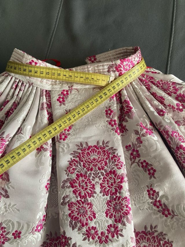 Traje alicantina de brillo niña