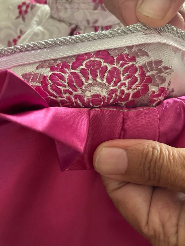 Traje alicantina de brillo niña