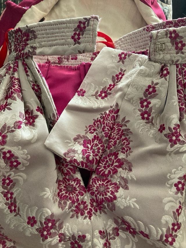 Traje alicantina de brillo niña