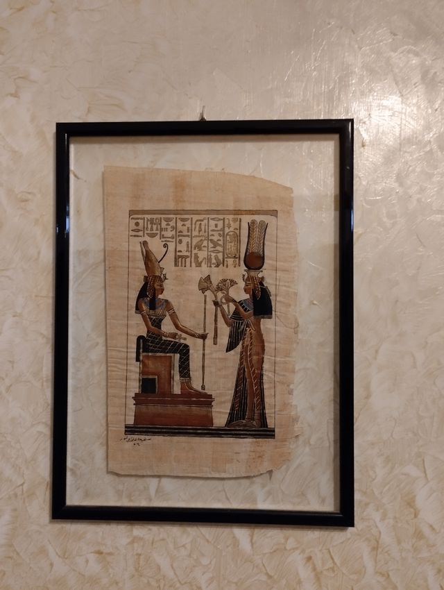 Quadri stile egiziano.