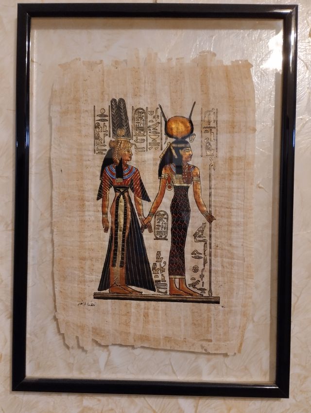 Quadri stile egiziano.