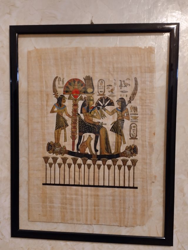 Quadri stile egiziano.