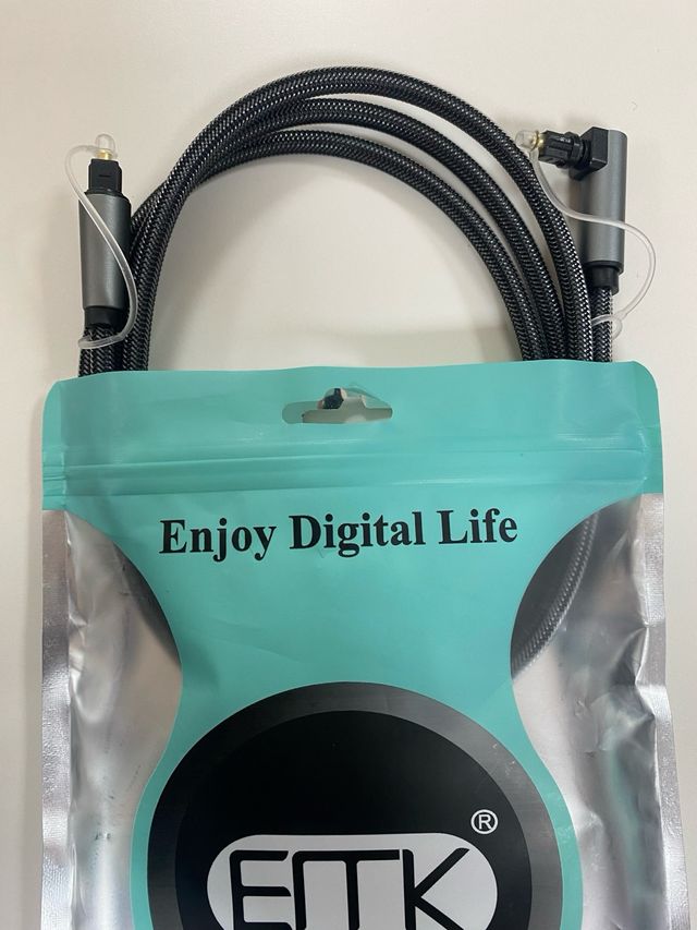 Cable óptico 90 grados de 1,5 metros